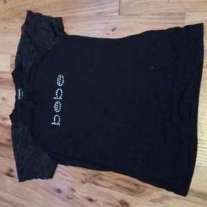 Black bebe shirt